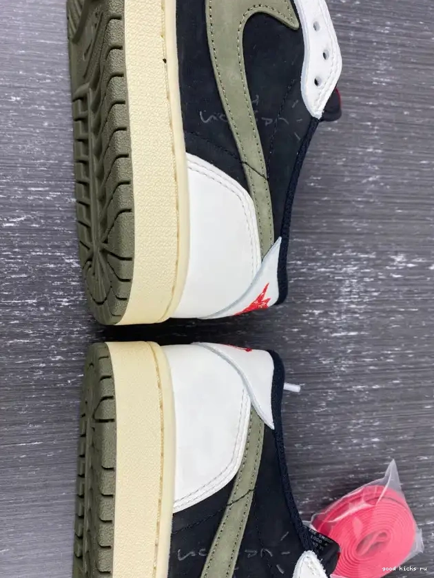 Scott Air Jordan Olive Low Travis 1 WMNS OG x DZ4137-106 0624